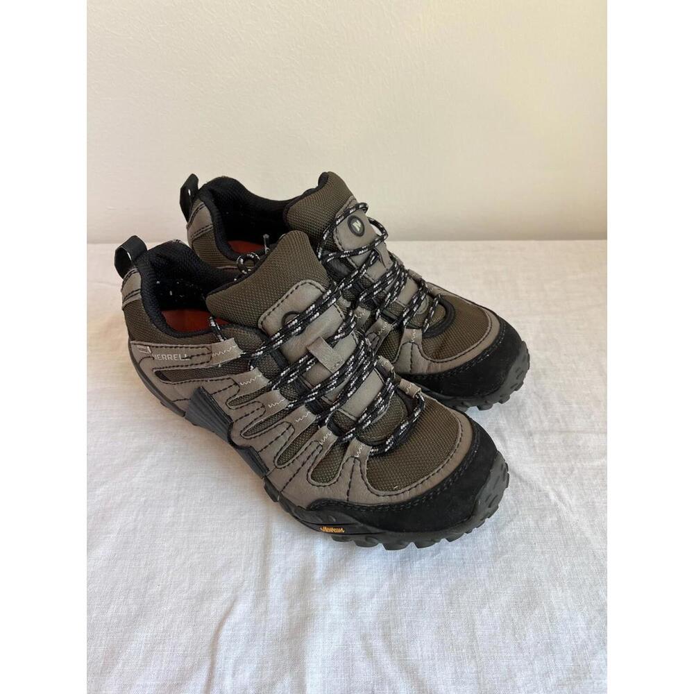 Mens Merrell Pivot Lace Sport Waterproof Hiking Shoes Size 8.5 J75023